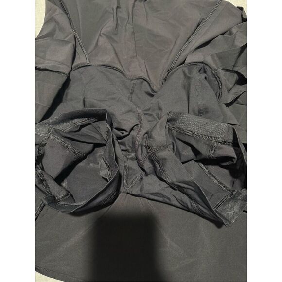 Lululemon side pleat high rise tennis skirt black 4 - Picture 7 of 11